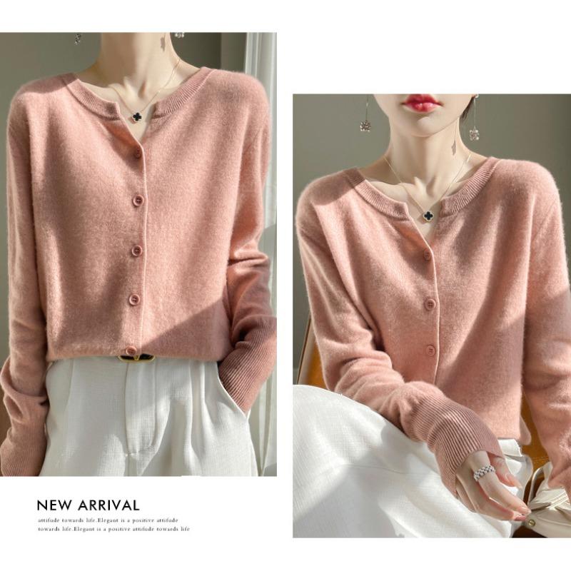 Women S Casual V Neck Long Sleeve Knit Cardigan Coat