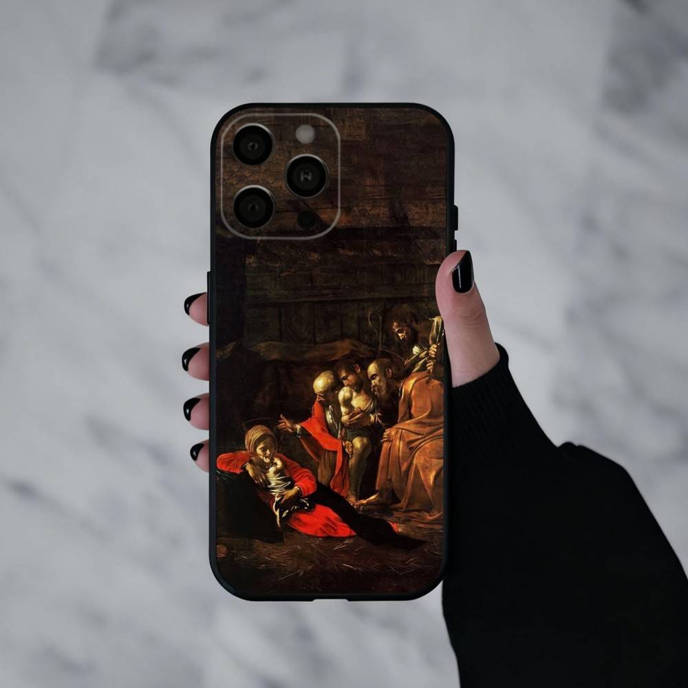 C-Караваджо-O P-Картина-G Чехол для телефона для iPhone 17pro, 16,15,14,13,12,11 X XR Plus, Другие Мягкий Черный Чехол