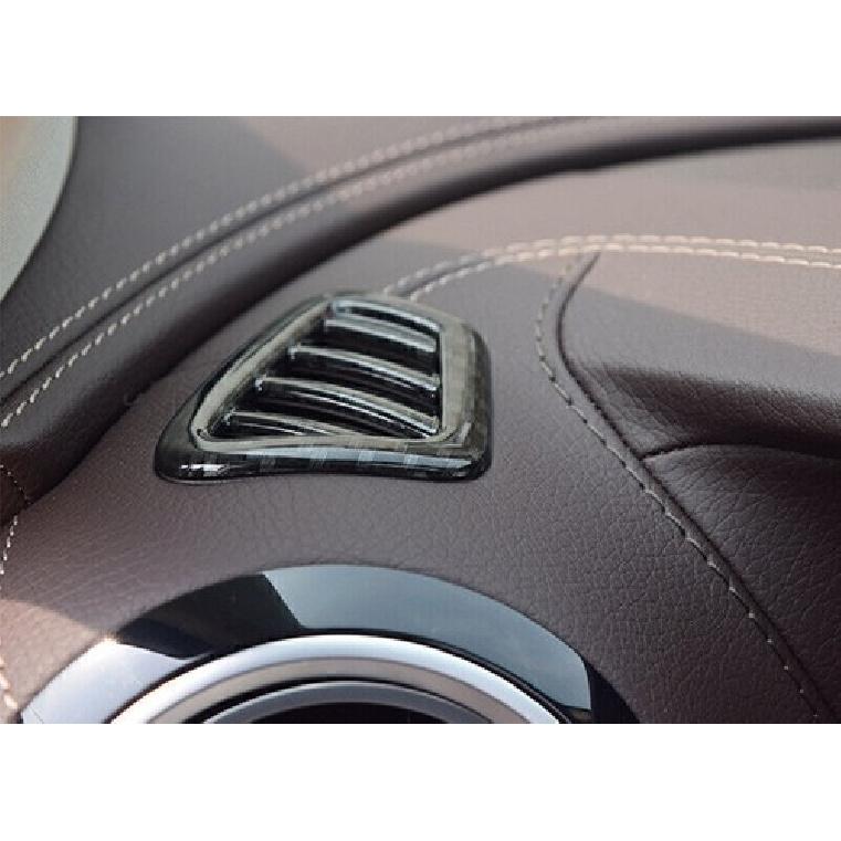For Benz E-Class W213 AMG 2017- Carbon Fiber Dash L&R Air Outlet Vent Trim