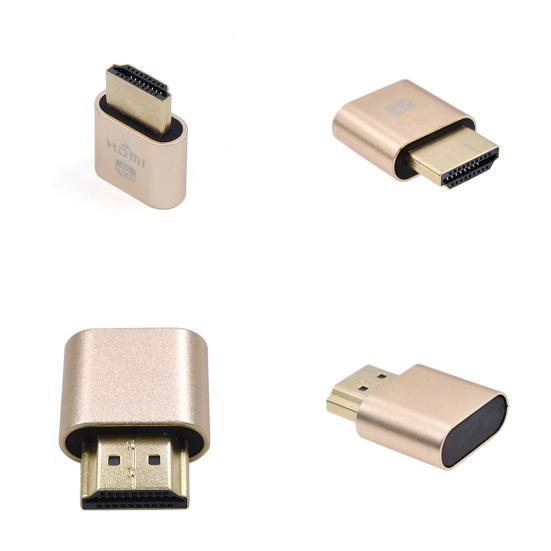 4K 3840x2160 60 Гц Виртуальный эмулятор дисплея, совместимый с HDMI, штекер, безголовый Ghost, заглушка EDID