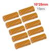 Yellow Mould Springs Heated Bed Compression Die Spring 10mm OD 25mm Length Compatible with Creality CR 7 CR 8 CR 10 CR