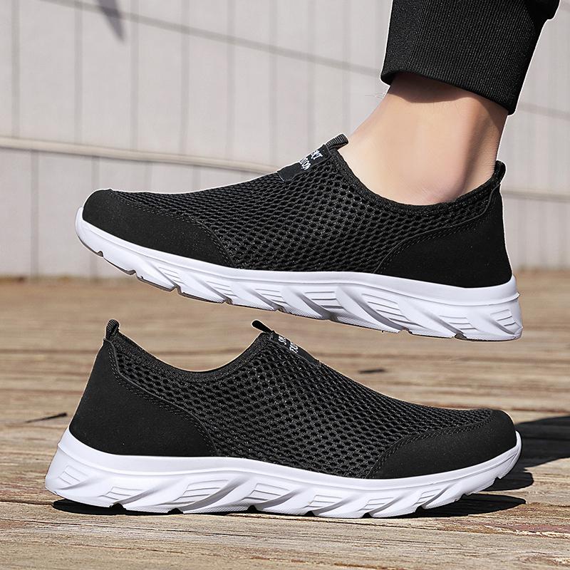 Fashion Men's Sneakers Comfortable Breathable Mesh 2024 Summer Outdoors Lightweight Anti Slip Casual Hiking Shoes Sport Shoes Men