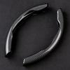 Universal Carbon Fiber Pattern Car Steering Wheel and Card Holder Cover