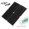 40W 18V Monocrystalline Silicon Flexible Solar Panel with 40A Solar Charge Controller with Dual USB