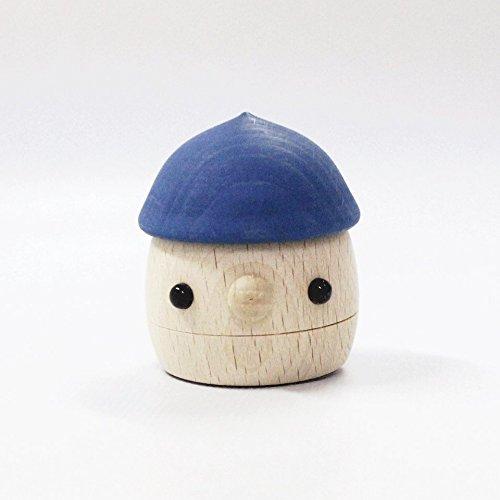 Игрушка Komama Donguri no Saka Set Roll Acorn Mushroom Acorn Sakadai Сделано в Японии (большой) (Желудь 2, 1, 1) [Деревянная игрушка] /