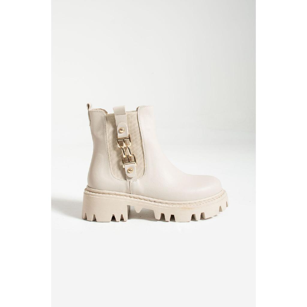 Женские ботинки на каждый день черные на резинке (подошва 5 см)