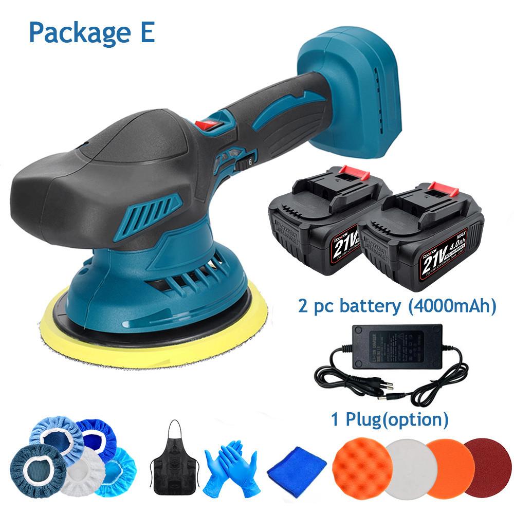 18 В беспроводной электрический полировщик автомобиля 6 передач автоматический полирующий очиститель для металла воском инструмент для удаления ржавчины для аккумулятора 7000 об/мин