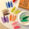 3pcs Candy Color Crossover Bangs Clip Korean Girls Sweet Hairpins Cross Seamless Hair Clip Broken Hair Clip Edge Clip Headwear