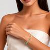 Красочный браслет из стеклянных бусин для женщин, Регулируемые плетеные браслеты на веревке, Модный богемный ювелирный подарок