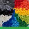 100 г оптом Мелкие Строительные Блоки Совместимые с LEGO - Соединяющиеся Игрушки и Короткие Пластины