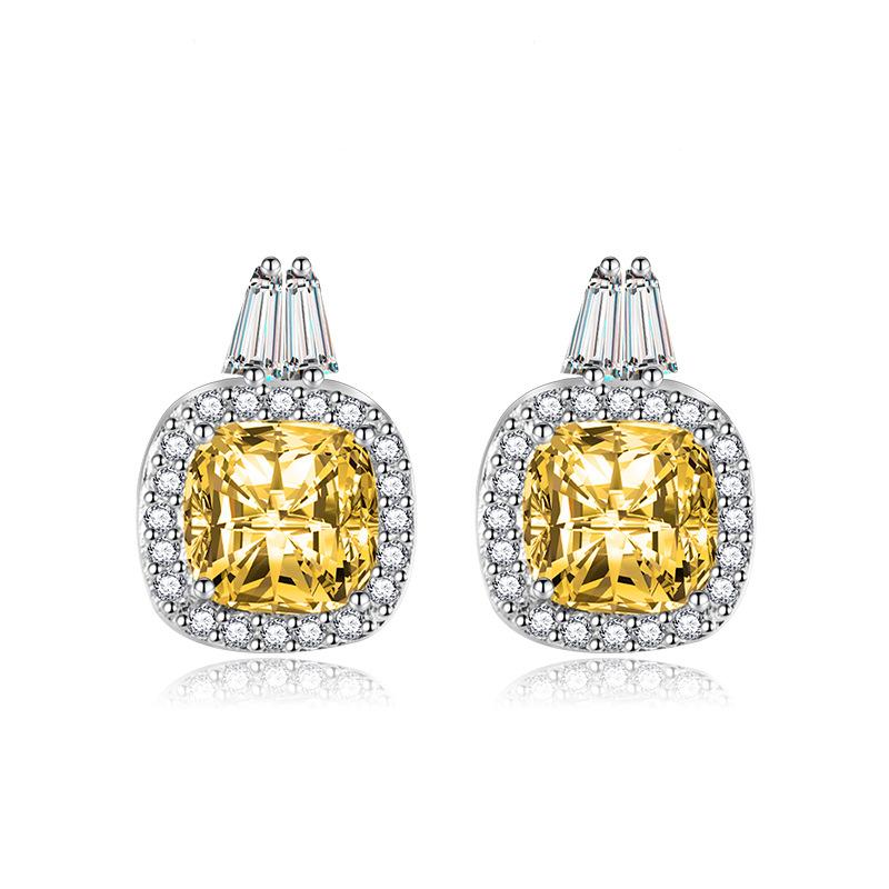 Lindon Copper Alloy Zircon Earrings Drop Earrings For Women Wedding Party Gifts