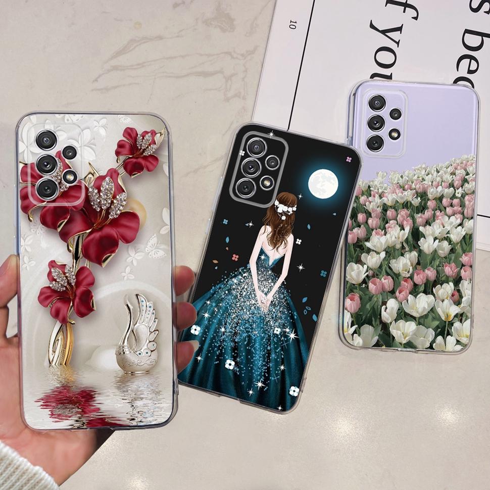 For Samsung Galaxy A53 5G Case Soft Silicone TPU Back Cover For Samsung A53 SM-A536B/DS Case 6.5" Phone Cover Shockproof Bumper