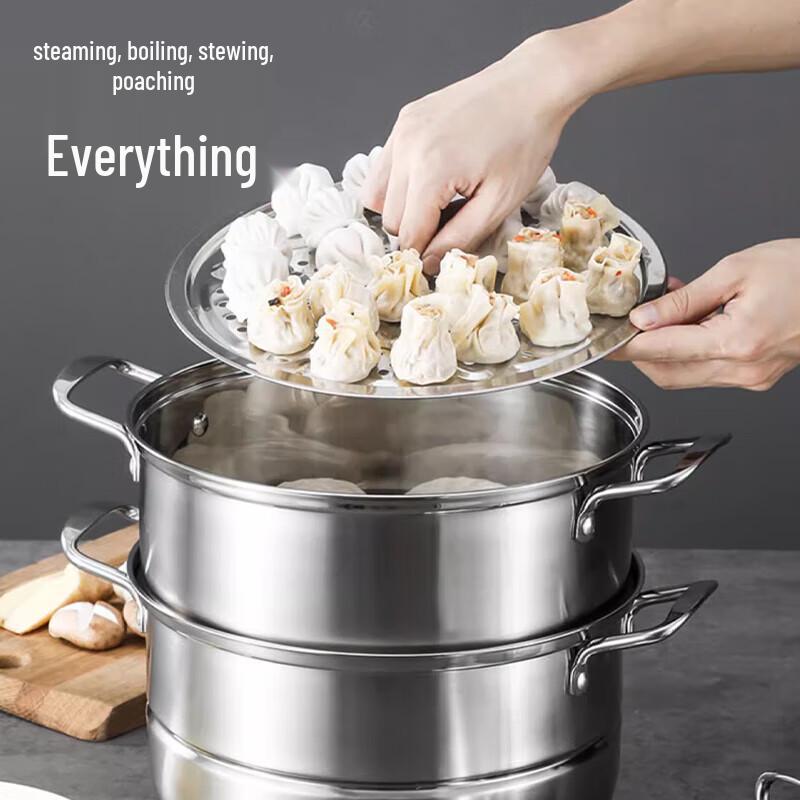 Двухъярусная пароварка Baishide Freton 28 см