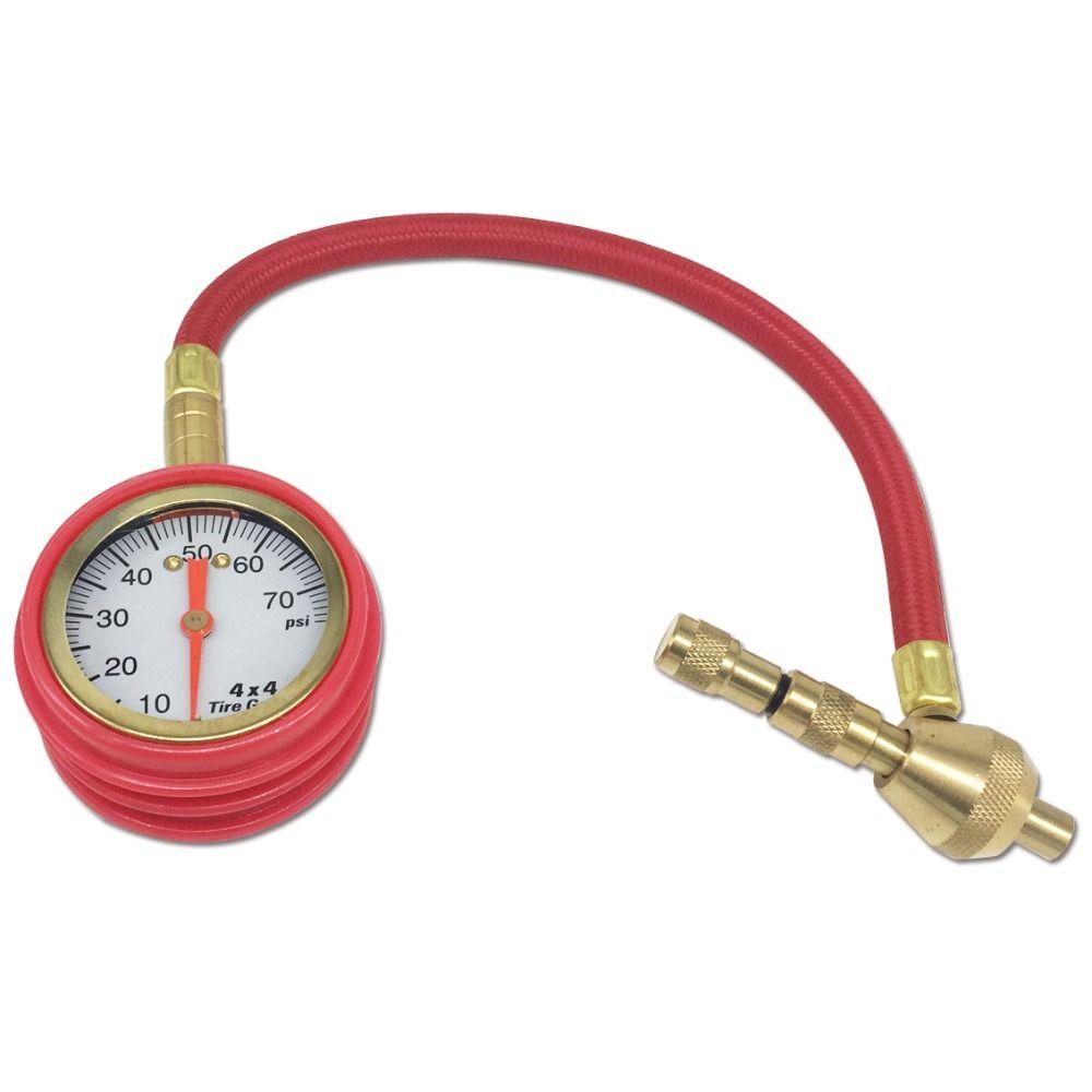 Digital Display Tire Pressure Gauge Automatic Deflation 200 Psi Capacity Mechanical Tire Gauge Accurate Reading Metal Manometer