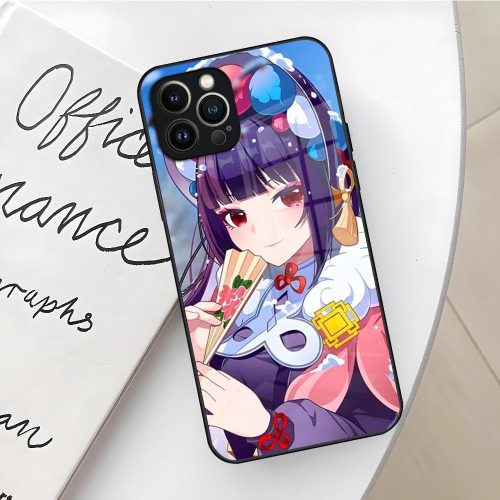 Genshin Impact Yun Jin Phone Case for Iphone 17 16 Air 15 14 12 11 13 Pro Max Mini X Xr Xs Se Puls glass Cover