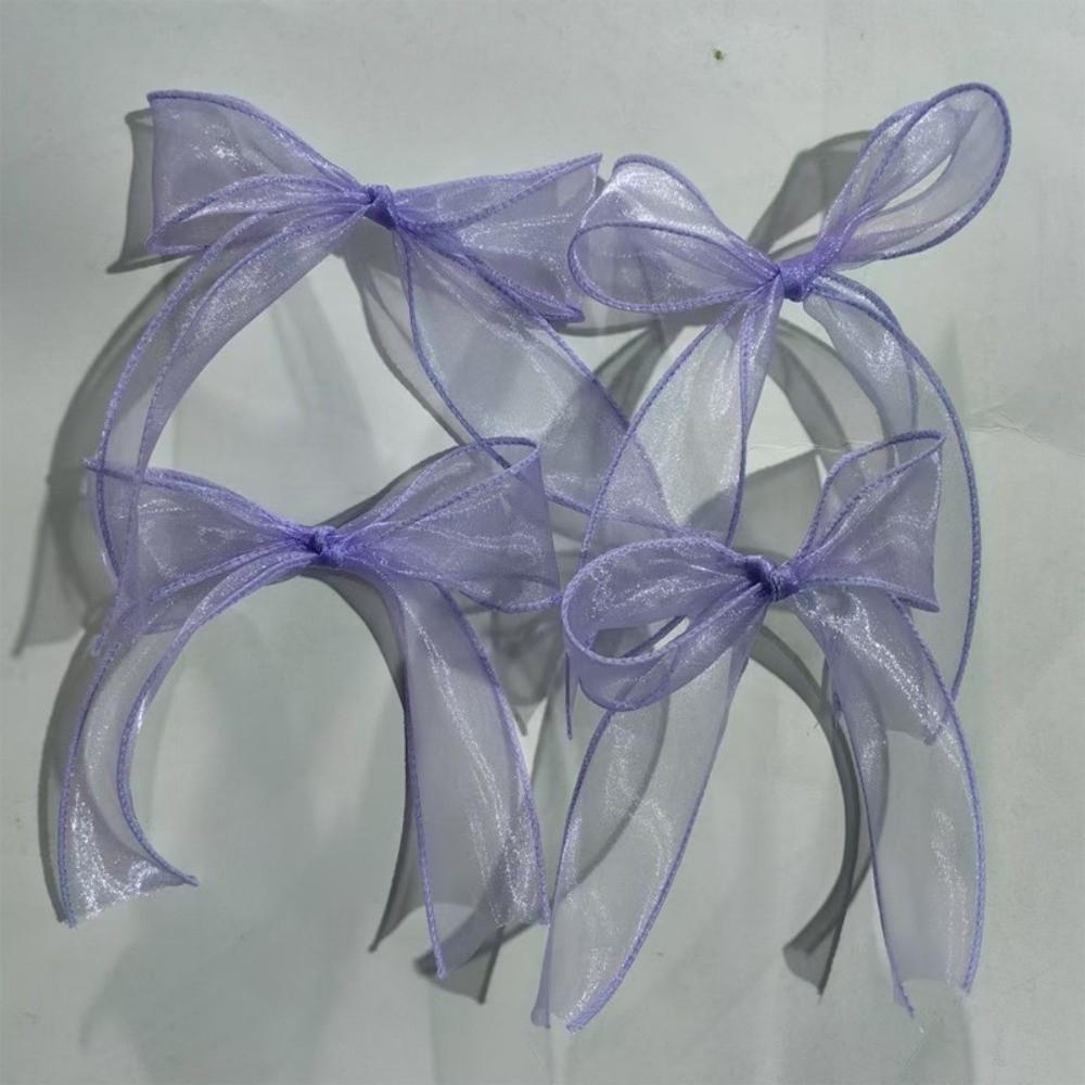 12Pcs Ribbon Bow Hanging Flags Sweet Hanging Banner New Bowknot Garland Room Wall