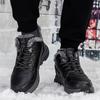 Мужские ботильоны, высококачественные зимние меховые теплые зимние ботинки, мужские зимние резиновые рабочие ботинки, мужские хлопковые кроссовки, зимние ботинки Botas
