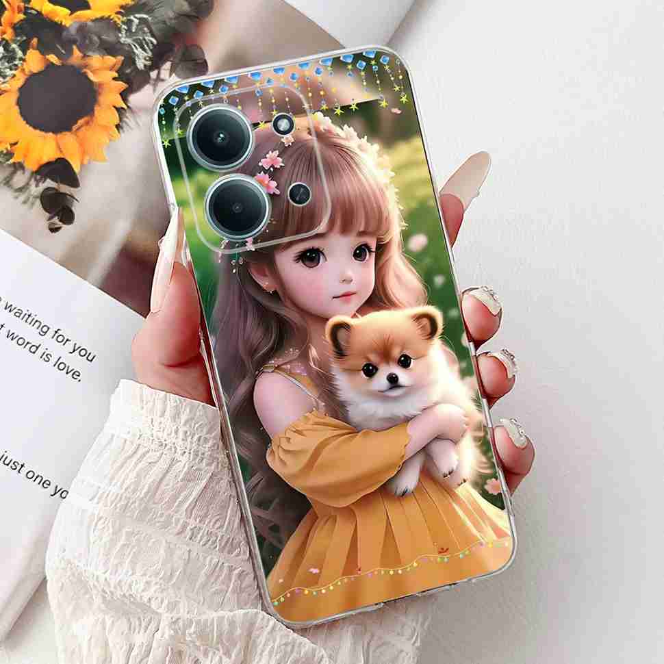 Чехол для Xiaomi Redmi 15C 4G 25078RA3EA Новый Бабочка Милый Кот Мягкий Силикон ТПУ Чехол Для Redmi 15C 15c 4G 6.9" Корпус Телефона