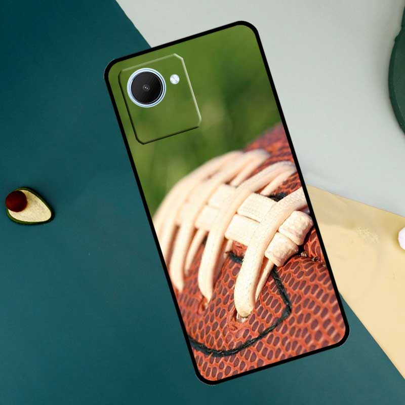 American Football Sport For Realme C55 C71 C75 C67 C63 C51 C61 C53 C35 C65 11 12 13 14 15 Pro Plus GT6 GT7 Pro Case