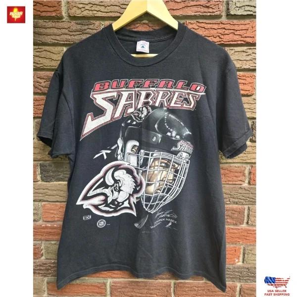 Винтажная футболка 1996 года Buffalo D0minik Hasek NHL Унисекс