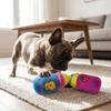 Soft Plush Dog Toy Bottle Shaped Puppy Teething Toy Dog Chew Toy  Indoor Pet Interaction