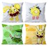 H-Happy Tree F-Friends N-Nutty Pillow Case Anti-dustmite Pillowcase Invisible Zipper Silky Short Plush Sofa Cushion Cover