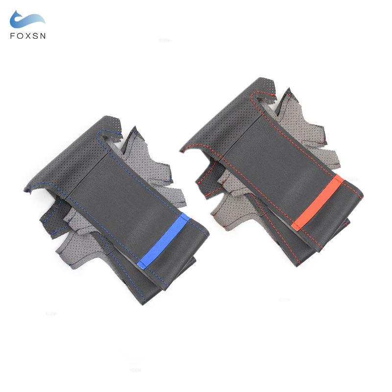 Автомобильные аксессуары, внутренняя отделка рулевого колеса из перфорированной кожи для BMW E46 Coupe 2000-2006 E39 X5 E53 2000-2003 Z3