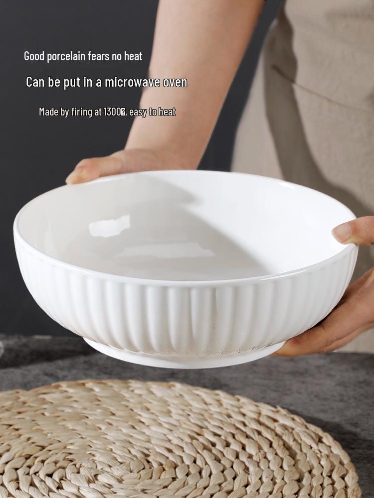 Набор из 2 больших керамических суповых мисок для маринованной рыбы 2025 года для домашнего и коммерческого использования
