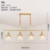 American Iron Chandelier Personality Living Room Light Retro Study Dining Crystal Chandeliers Creative Bedroom Hanging Lamp