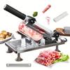 Домашняя Кухня Мороженое Мясо Резак Ручной Нержавеющая Сталь Пищевой Резак Машина для Нарезки Автоматическая Подача Мяса Нескользящая Ручка
