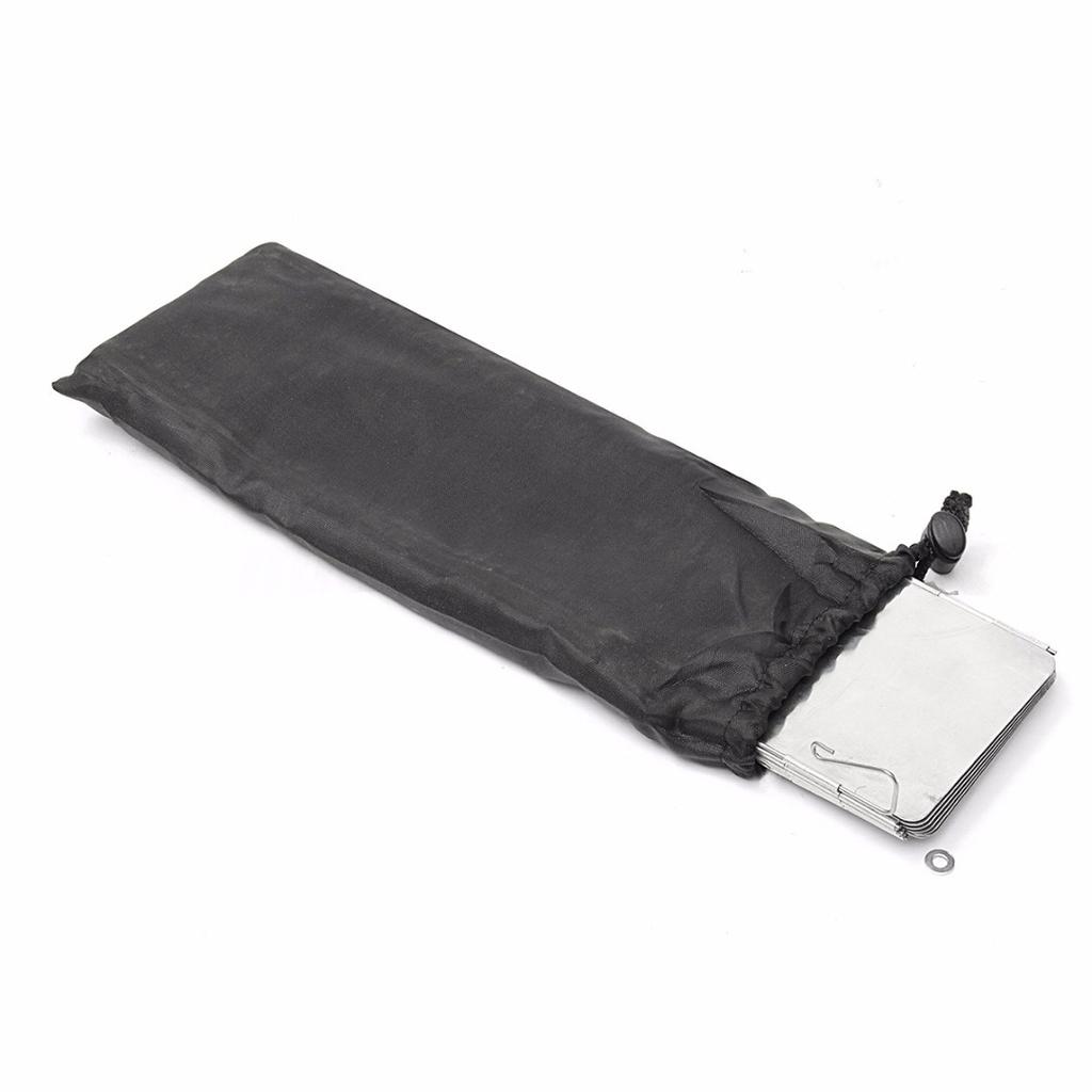 10 алюминиевых складных пластин для улицы, кемпинга, пикника, приготовления пищи, ветрозащитный экран