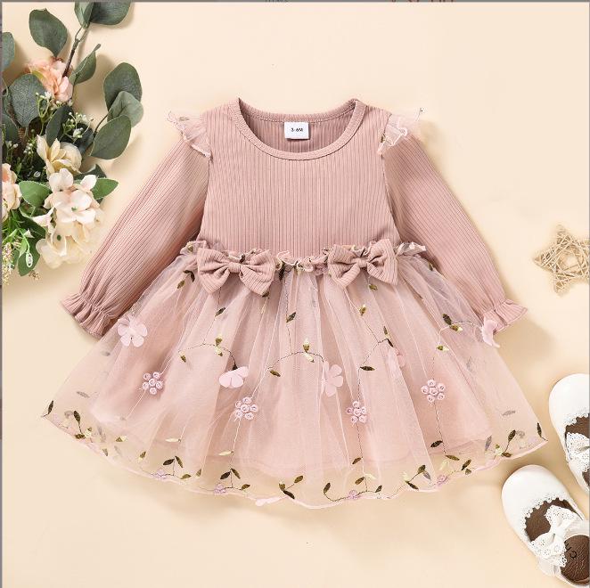 Летнее платье принцессы в европейском и американском стиле для маленьких девочек