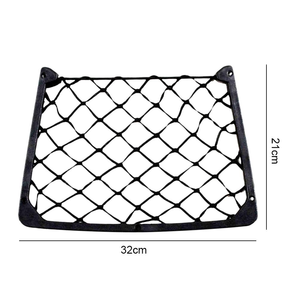 Framed Car Mesh Organizer Elastic Net Caravan Bus Vehicle Seat Back Organizer Storage Bag Pocket for Bus Camper SUV Vehicle RV