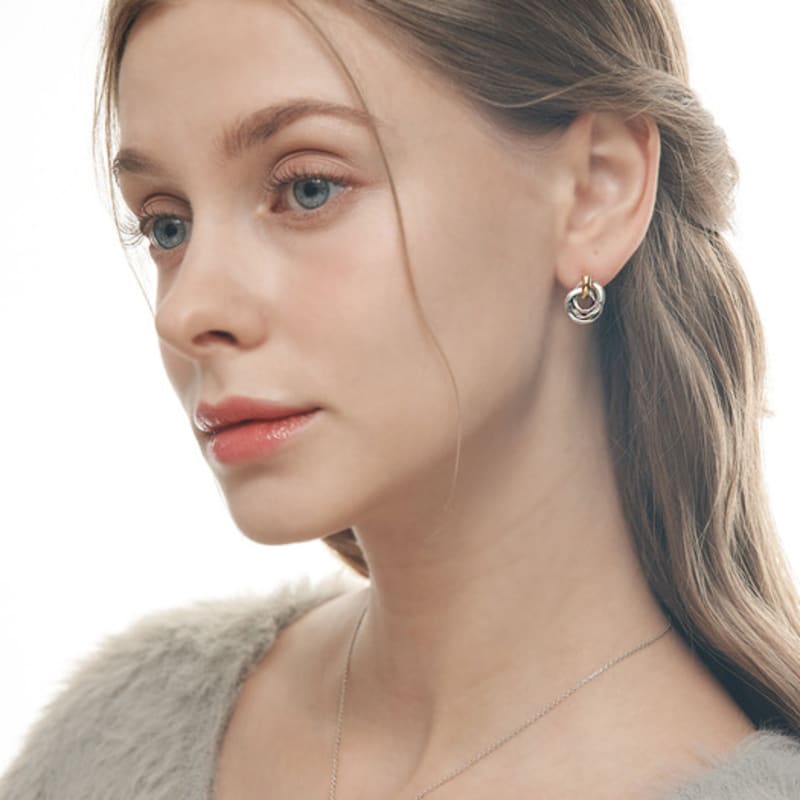 ELLE Jewelry 14K GF Straw Simple Earrings ELGPEE351