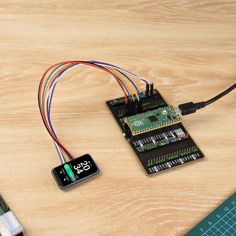 Micro-snow 1.47" LCD Round Display Module, 172×320 Pixels, SPI Communication