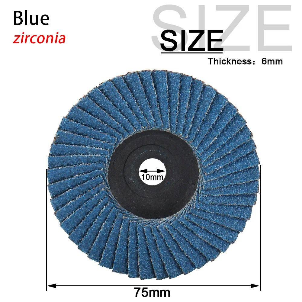 1 шт. мини-угловая шлифовальная машина, аксессуары, лепестковый круг, 75 мм, шлифовальные диски, новый 3-дюймовый шлифовальный круг