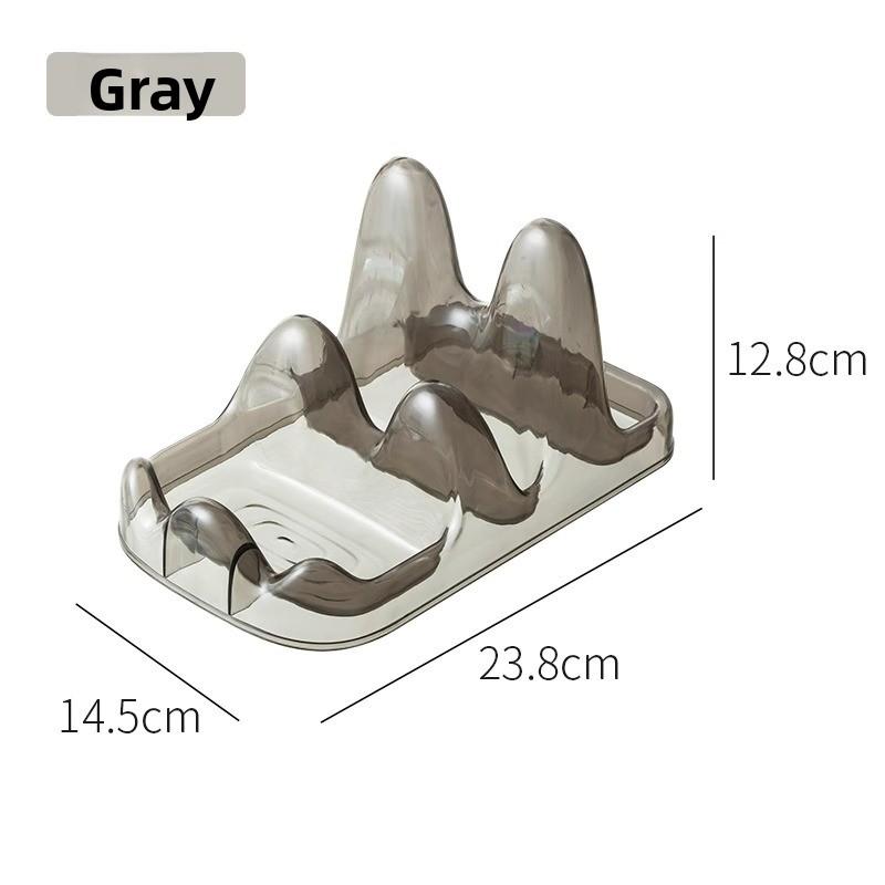 Кухонная двухъярусная подставка для крышек и кухонных принадлежностей, настольная, без перфорации