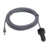 DC Car Power Cable 16ft 12V 24V 18AWG Water Resistant Cigar Lighter Power Supply Cord for Mini Satellite Dish RV Car
