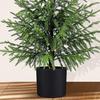 Искусственная сосна Норфолк Реалистичная Искусственная Комнатная Рождественская Елка в Горшке для Прихожей Гостиной