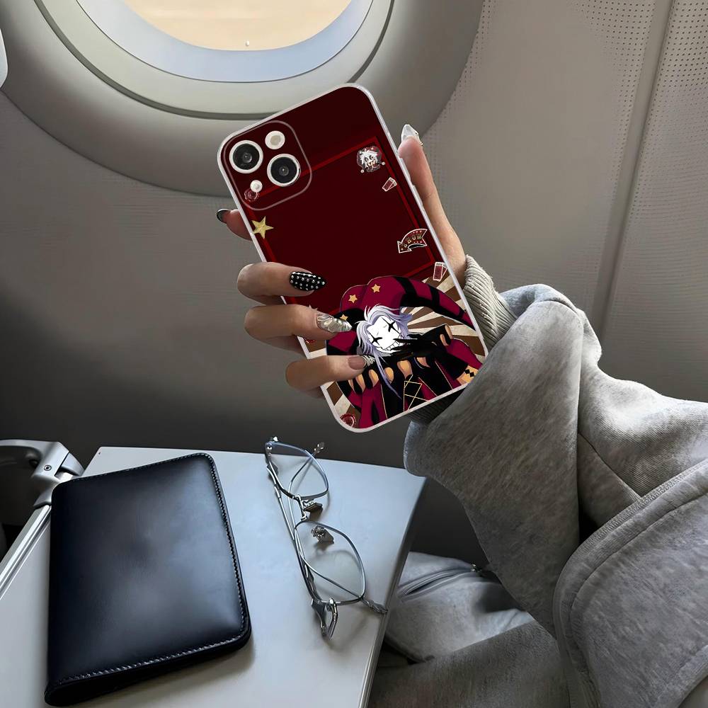 Чехол для телефона The Freak Circus Pierrot Fit Для IPhone 16 15 Promax IPhone 14 11 12 High End 13 Pro Силиконовый