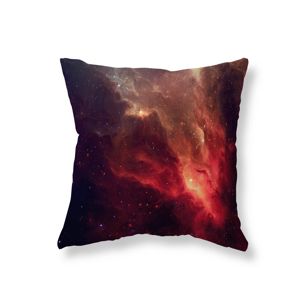 Подушка-плед с видом на северное сияние и звездное небо, декор для дивана, декор для эстетики комнаты, наволочка, чехол на подушку для стула, домашний декор