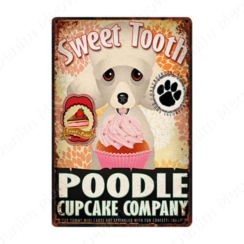 Остерегайтесь собаки, винтажные металлические жестяные таблички, таблички для бара, кафе, домашний уличный декор, настенный художественный постер с домашними животными запрещен, N360