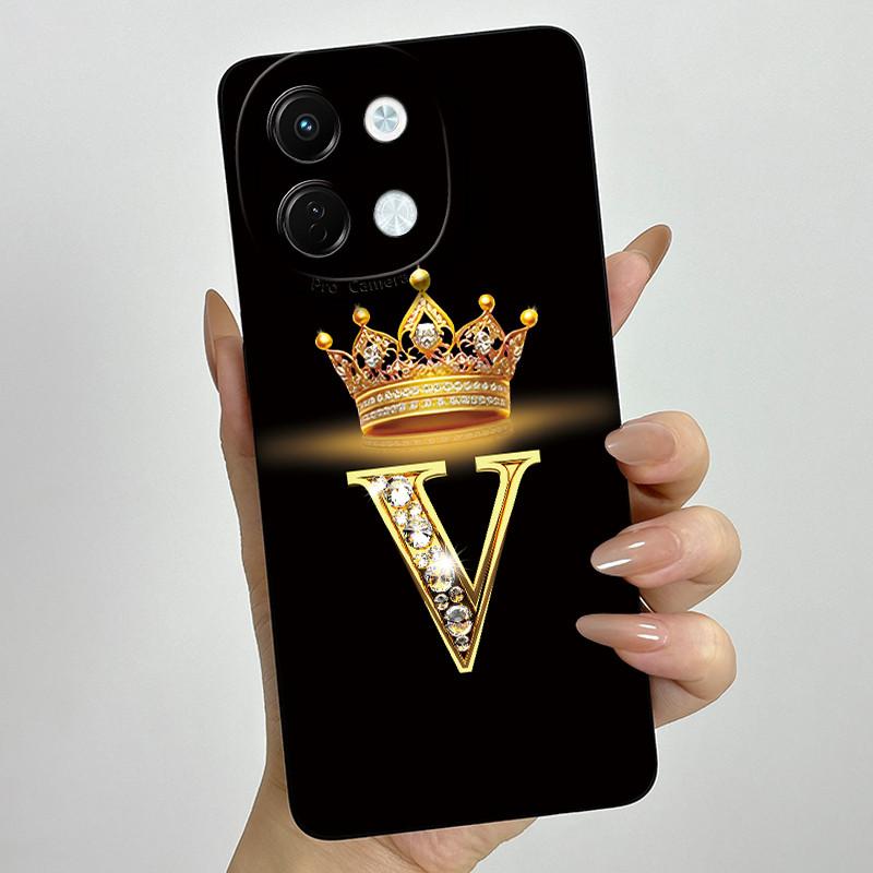 Чехол для Tecno Spark 30 5G KL8 Чехол для телефона Буквы Короны Мягкий Силикон Funda для Tecno Spark 30 5G Задняя крышка Spark30 5G Бампер