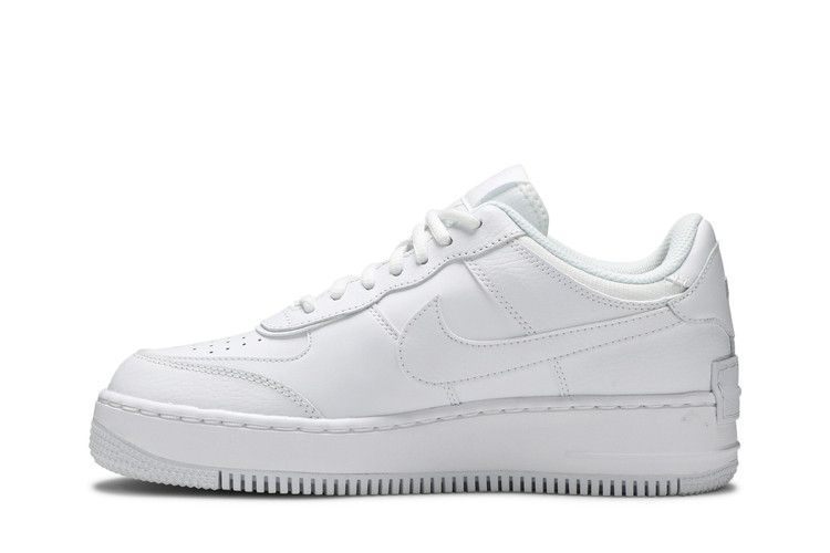 Nike Air Force 1 Low Shadow тройной белый (Женский)