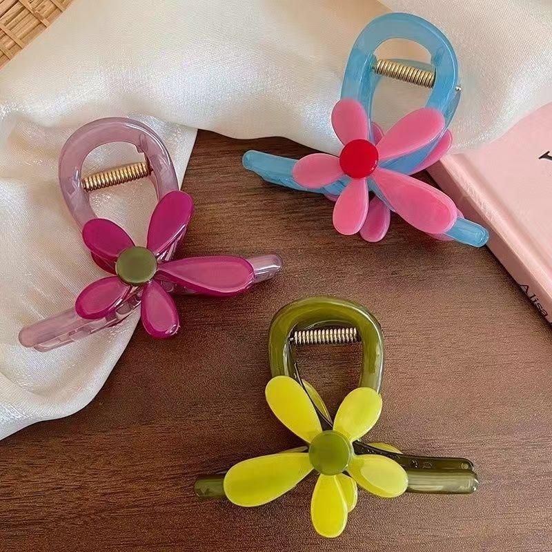Large Flower Hair Claw Clip Non Slip for Women Thick Hair Perfect for Everyday