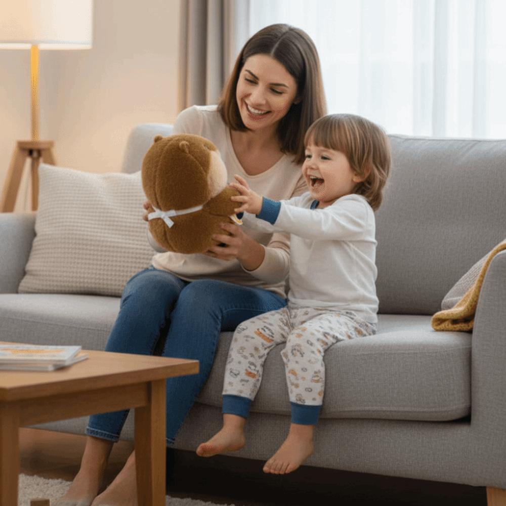 Throw Pillow Groundhog Plush Toy Stuffed Animals Big Tooth Mouse Doll Baby Infants