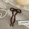 Multicolor Acetic Acid Bow Hair Stick Chinese Style Pan Hair Fork Cute U-shaped Hairpin  Ladies