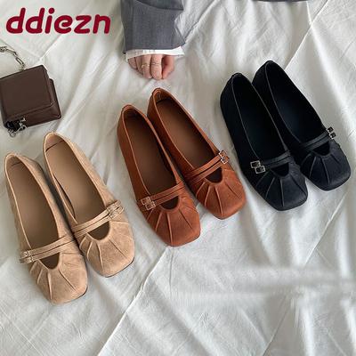 Мода Мода Неглубокие Женские Туфли Мэри Джейн Женские Туфли на Плоской Подошве с Ремешком и Пряжкой Обувь с Увеличением Высоты