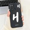 For ITEL S16 Cover For ITEL Vision 1 Pro Case Simple Fashion Letters A-Z Pattern Design Silicone Shockproof Bumper