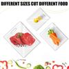 1/3Pcs Acrylic Cutting Board Set with Non-Slip Silicone Dots Food-Grade